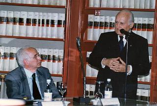 Roma, Palazzo San Mancuto: intervento del Presidente della Repubblica alla commemorazione dell'on. Gerardo Chiaromonte, nel 5° anniversario della scomparsa
