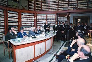 Roma, Palazzo San Mancuto: intervento del Presidente della Repubblica alla commemorazione dell'on. Gerardo Chiaromonte, nel 5° anniversario della scomparsa
