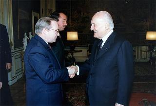 Incontro con Luis Maria de Puig, presidente dell'Assemblea Parlamentare dell'Unione Europea Occidentale