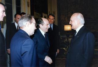 Incontro con Luis Maria de Puig, presidente dell'Assemblea Parlamentare dell'Unione Europea Occidentale