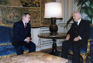 Incontro con Luis Maria de Puig, presidente dell'Assemblea Parlamentare dell'Unione Europea Occidentale