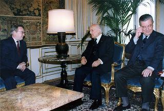 Incontro con Luis Maria de Puig, presidente dell'Assemblea Parlamentare dell'Unione Europea Occidentale