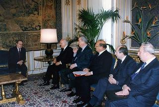 Incontro con Luis Maria de Puig, presidente dell'Assemblea Parlamentare dell'Unione Europea Occidentale