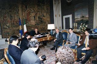 Intervista ad un gruppo di corrispondenti della stampa e Radio TV giapponese a Roma