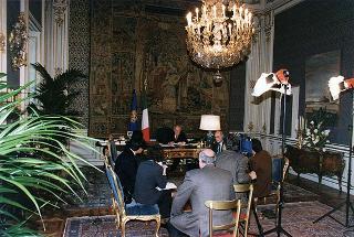 Intervista ad un gruppo di corrispondenti della stampa e Radio TV giapponese a Roma