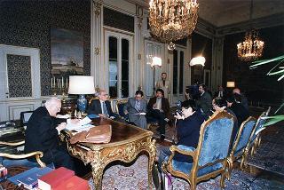 Intervista ad un gruppo di corrispondenti della stampa e Radio TV giapponese a Roma