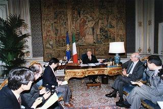 Intervista ad un gruppo di corrispondenti della stampa e Radio TV giapponese a Roma
