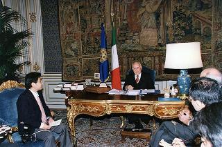 Intervista ad un gruppo di corrispondenti della stampa e Radio TV giapponese a Roma