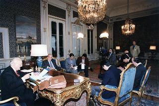 Intervista ad un gruppo di corrispondenti della stampa e Radio TV giapponese a Roma