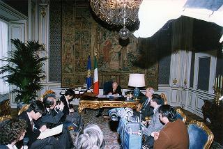 Intervista ad un gruppo di corrispondenti della stampa e Radio TV giapponese a Roma
