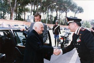 Roma, Comando Generale dell'Arma dei Carabinieri: intervento del Presidente della Repubblica alla colazione offerta dal Comandante Generale dell'Arma dei Carabinieri