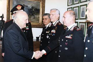 Roma, Comando Generale dell'Arma dei Carabinieri: intervento del Presidente della Repubblica alla colazione offerta dal Comandante Generale dell'Arma dei Carabinieri