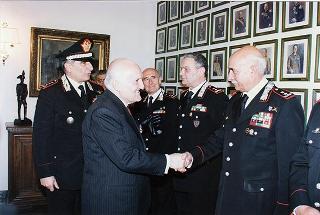 Roma, Comando Generale dell'Arma dei Carabinieri: intervento del Presidente della Repubblica alla colazione offerta dal Comandante Generale dell'Arma dei Carabinieri