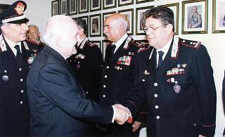 Roma, Comando Generale dell'Arma dei Carabinieri: intervento del Presidente della Repubblica alla colazione offerta dal Comandante Generale dell'Arma dei Carabinieri