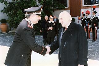 Roma, Comando Generale dell'Arma dei Carabinieri: intervento del Presidente della Repubblica alla colazione offerta dal Comandante Generale dell'Arma dei Carabinieri