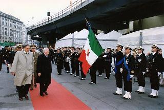 Genova: intervento del Presidente della Repubblica alla celebrazione del 125° anniversario di fondazione dell'Istituto Idrografico della Marina Militare ed alla inaugurazione della nuova Biblioteca Berio