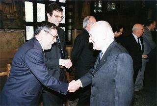 Genova: intervento del Presidente della Repubblica alla celebrazione del 125° anniversario di fondazione dell'Istituto Idrografico della Marina Militare ed alla inaugurazione della nuova Biblioteca Berio