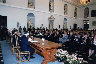 Genova: intervento del Presidente della Repubblica alla celebrazione del 125° anniversario di fondazione dell'Istituto Idrografico della Marina Militare ed alla inaugurazione della nuova Biblioteca Berio