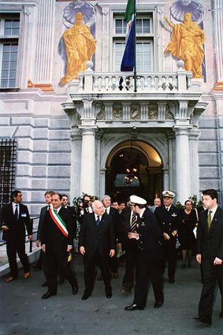 Genova: intervento del Presidente della Repubblica alla celebrazione del 125° anniversario di fondazione dell'Istituto Idrografico della Marina Militare ed alla inaugurazione della nuova Biblioteca Berio