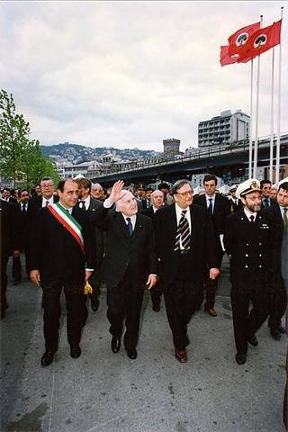 Genova: intervento del Presidente della Repubblica alla celebrazione del 125° anniversario di fondazione dell'Istituto Idrografico della Marina Militare ed alla inaugurazione della nuova Biblioteca Berio