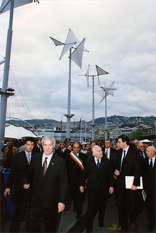 Genova: intervento del Presidente della Repubblica alla celebrazione del 125° anniversario di fondazione dell'Istituto Idrografico della Marina Militare ed alla inaugurazione della nuova Biblioteca Berio