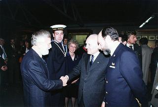 Genova: intervento del Presidente della Repubblica alla celebrazione del 125° anniversario di fondazione dell'Istituto Idrografico della Marina Militare ed alla inaugurazione della nuova Biblioteca Berio