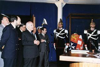 Genova: intervento del Presidente della Repubblica alla celebrazione del 125° anniversario di fondazione dell'Istituto Idrografico della Marina Militare ed alla inaugurazione della nuova Biblioteca Berio