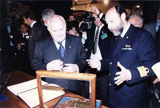 Genova: intervento del Presidente della Repubblica alla celebrazione del 125° anniversario di fondazione dell'Istituto Idrografico della Marina Militare ed alla inaugurazione della nuova Biblioteca Berio