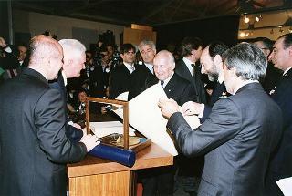 Genova: intervento del Presidente della Repubblica alla celebrazione del 125° anniversario di fondazione dell'Istituto Idrografico della Marina Militare ed alla inaugurazione della nuova Biblioteca Berio