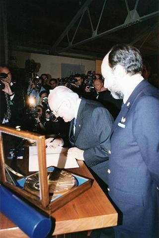 Genova: intervento del Presidente della Repubblica alla celebrazione del 125° anniversario di fondazione dell'Istituto Idrografico della Marina Militare ed alla inaugurazione della nuova Biblioteca Berio