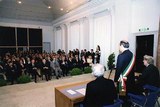 Genova: intervento del Presidente della Repubblica alla celebrazione del 125° anniversario di fondazione dell'Istituto Idrografico della Marina Militare ed alla inaugurazione della nuova Biblioteca Berio