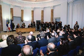 Genova: intervento del Presidente della Repubblica alla celebrazione del 125° anniversario di fondazione dell'Istituto Idrografico della Marina Militare ed alla inaugurazione della nuova Biblioteca Berio