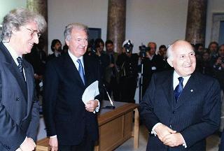 Genova: intervento del Presidente della Repubblica alla celebrazione del 125° anniversario di fondazione dell'Istituto Idrografico della Marina Militare ed alla inaugurazione della nuova Biblioteca Berio