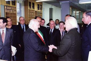 Genova: intervento del Presidente della Repubblica alla celebrazione del 125° anniversario di fondazione dell'Istituto Idrografico della Marina Militare ed alla inaugurazione della nuova Biblioteca Berio