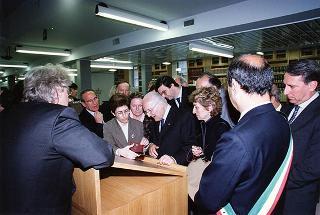 Genova: intervento del Presidente della Repubblica alla celebrazione del 125° anniversario di fondazione dell'Istituto Idrografico della Marina Militare ed alla inaugurazione della nuova Biblioteca Berio