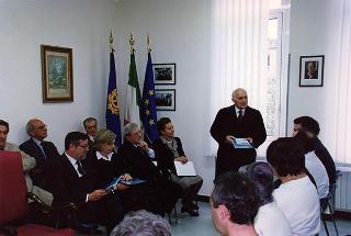 Genova: intervento del Presidente della Repubblica alla celebrazione del 125° anniversario di fondazione dell'Istituto Idrografico della Marina Militare ed alla inaugurazione della nuova Biblioteca Berio