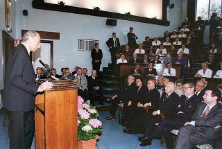 Genova: intervento del Presidente della Repubblica alla celebrazione del 125° anniversario di fondazione dell'Istituto Idrografico della Marina Militare ed alla inaugurazione della nuova Biblioteca Berio