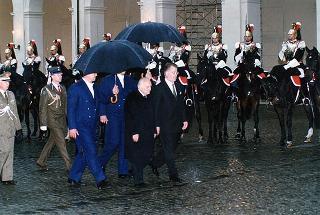 Visita ufficiale in Italia del Presidente della Repubblica di Lettonia Giuntis Ulmanis