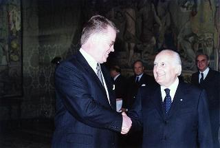 Visita ufficiale in Italia del Presidente della Repubblica di Lettonia Giuntis Ulmanis