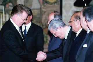 Visita ufficiale in Italia del Presidente della Repubblica di Lettonia Giuntis Ulmanis