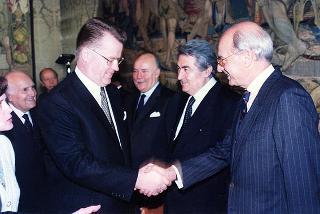 Visita ufficiale in Italia del Presidente della Repubblica di Lettonia Giuntis Ulmanis