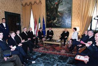 Visita ufficiale in Italia del Presidente della Repubblica di Lettonia Giuntis Ulmanis