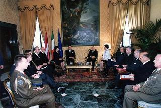 Visita ufficiale in Italia del Presidente della Repubblica di Lettonia Giuntis Ulmanis