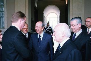 Visita ufficiale in Italia del Presidente della Repubblica di Lettonia Giuntis Ulmanis