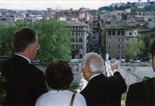 Roma, Castel Sant'Angelo: intervento del Presidente della Repubblica, unitamente al Presidente della Lettonia, all'inaugurazione della Mostra sull'artigianato tessile lettone