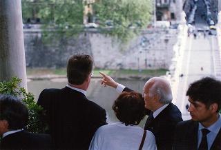 Roma, Castel Sant'Angelo: intervento del Presidente della Repubblica, unitamente al Presidente della Lettonia, all'inaugurazione della Mostra sull'artigianato tessile lettone