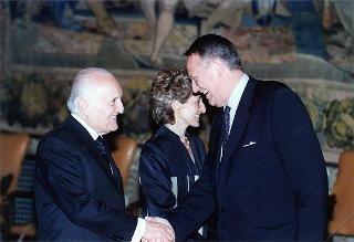 Pranzo in onore del Presidente della Repubblica di Lettonia Giuntis Ulmanis