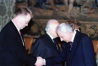 Pranzo in onore del Presidente della Repubblica di Lettonia Giuntis Ulmanis