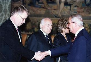 Pranzo in onore del Presidente della Repubblica di Lettonia Giuntis Ulmanis