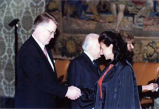 Pranzo in onore del Presidente della Repubblica di Lettonia Giuntis Ulmanis